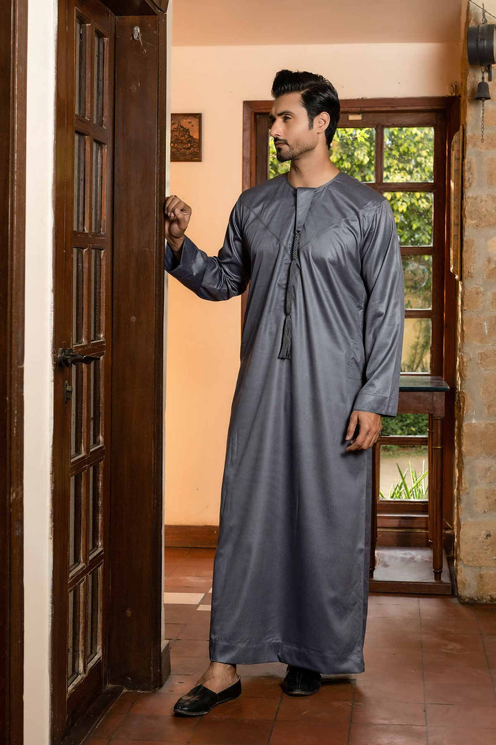 Gun Metal Grey Emirati Thobe