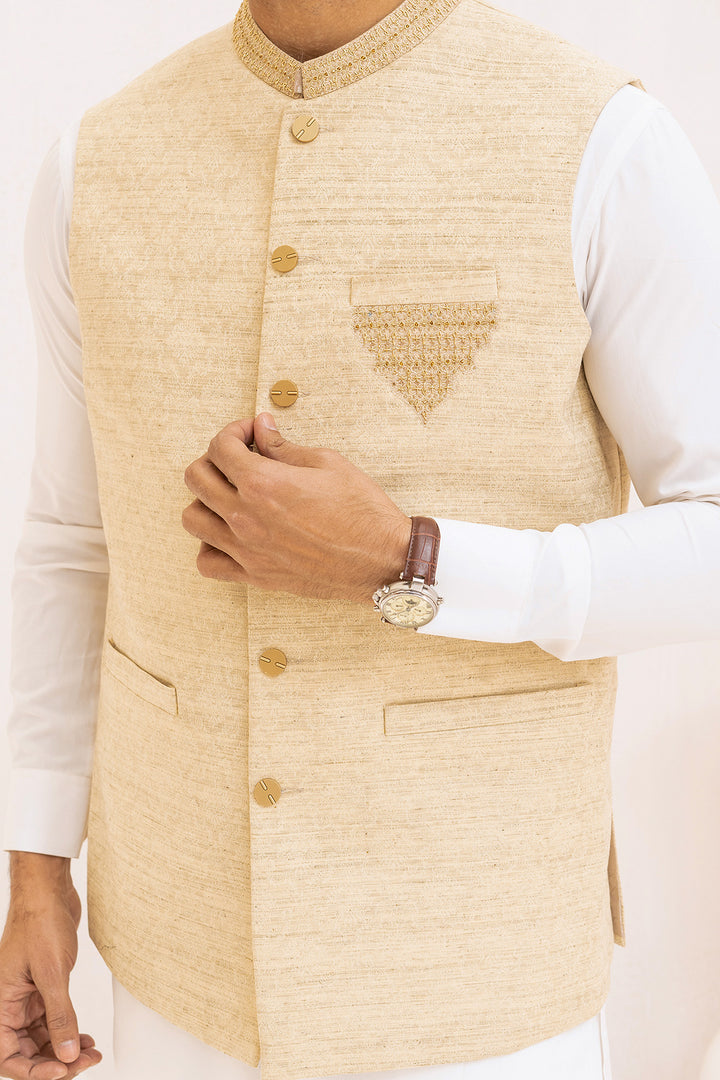 Gold Embroidered Waist Coat